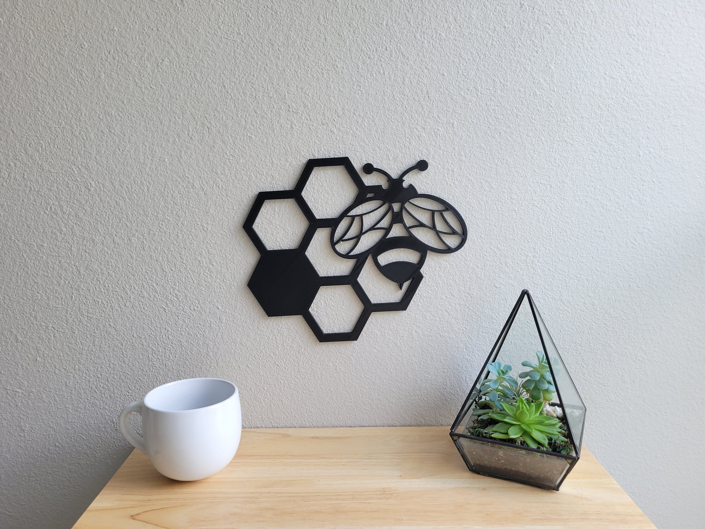 Bee Hive Honeycomb Wall Art