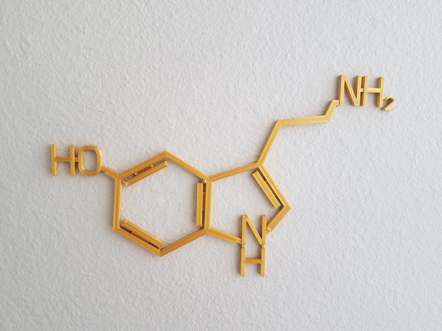 Serotonin Molecule Wall Art