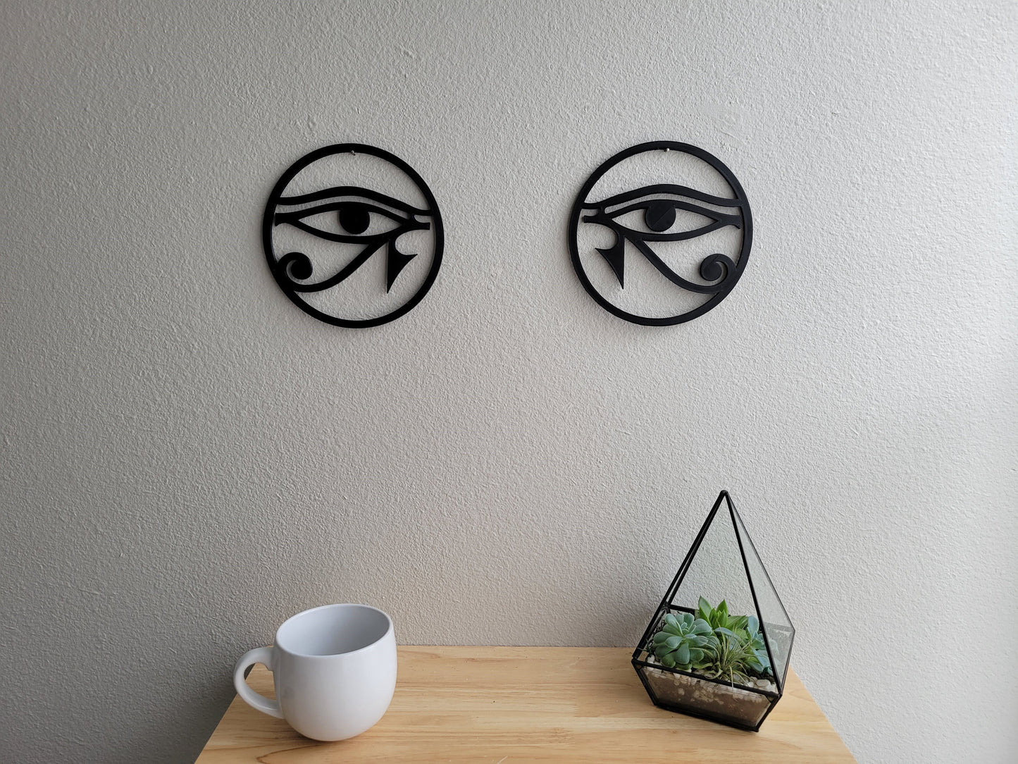 Eye of Ra and Eye of Horus Wall Art
