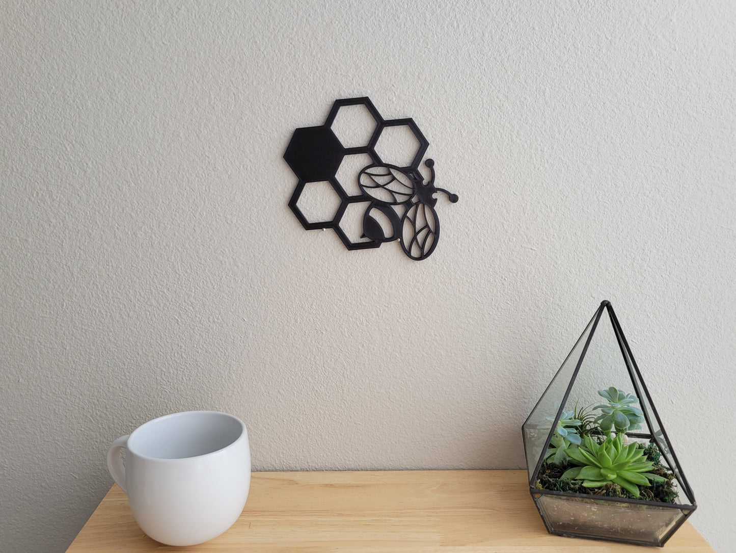 Bee Hive Honeycomb Wall Art
