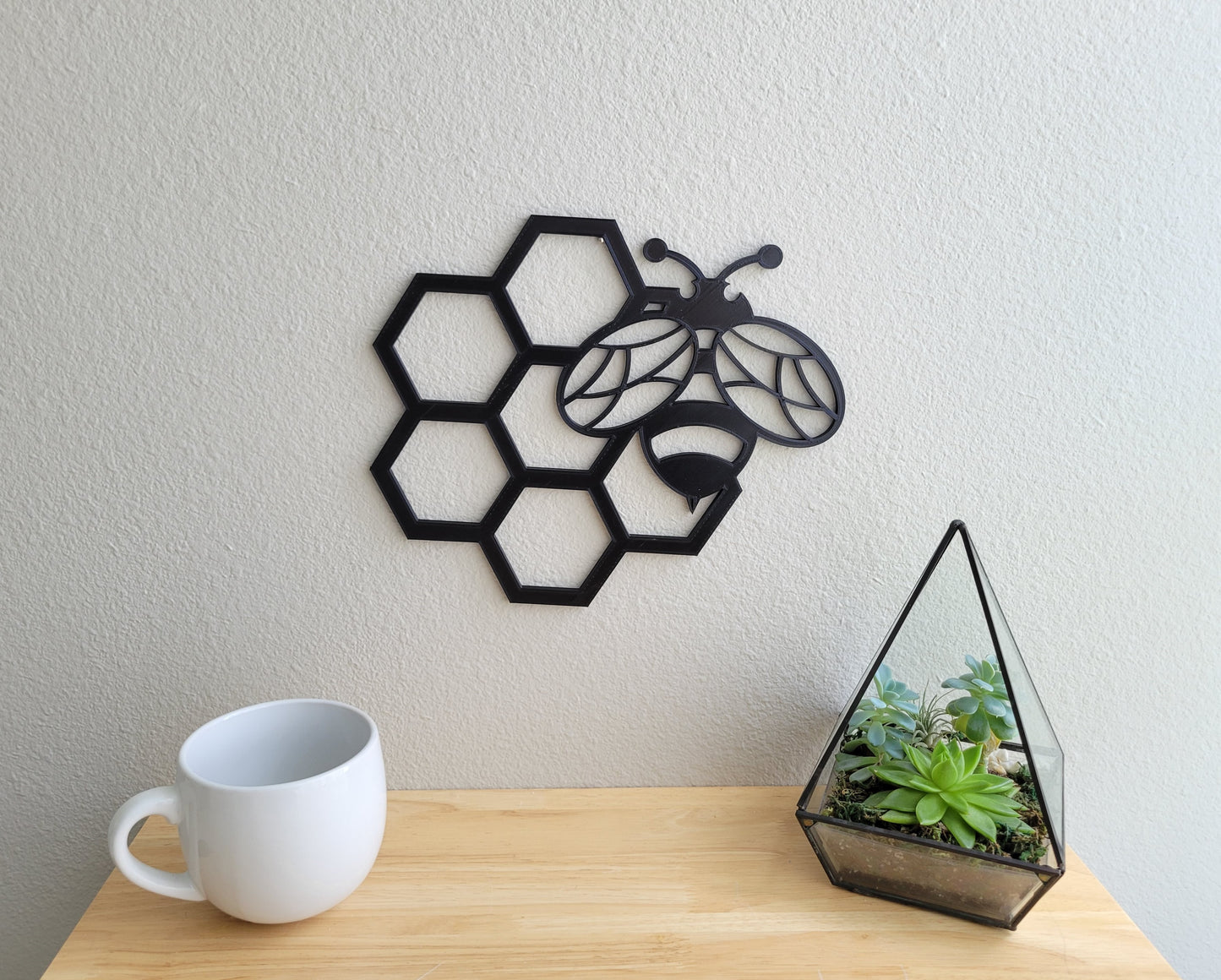 Bee Hive Honeycomb Wall Art
