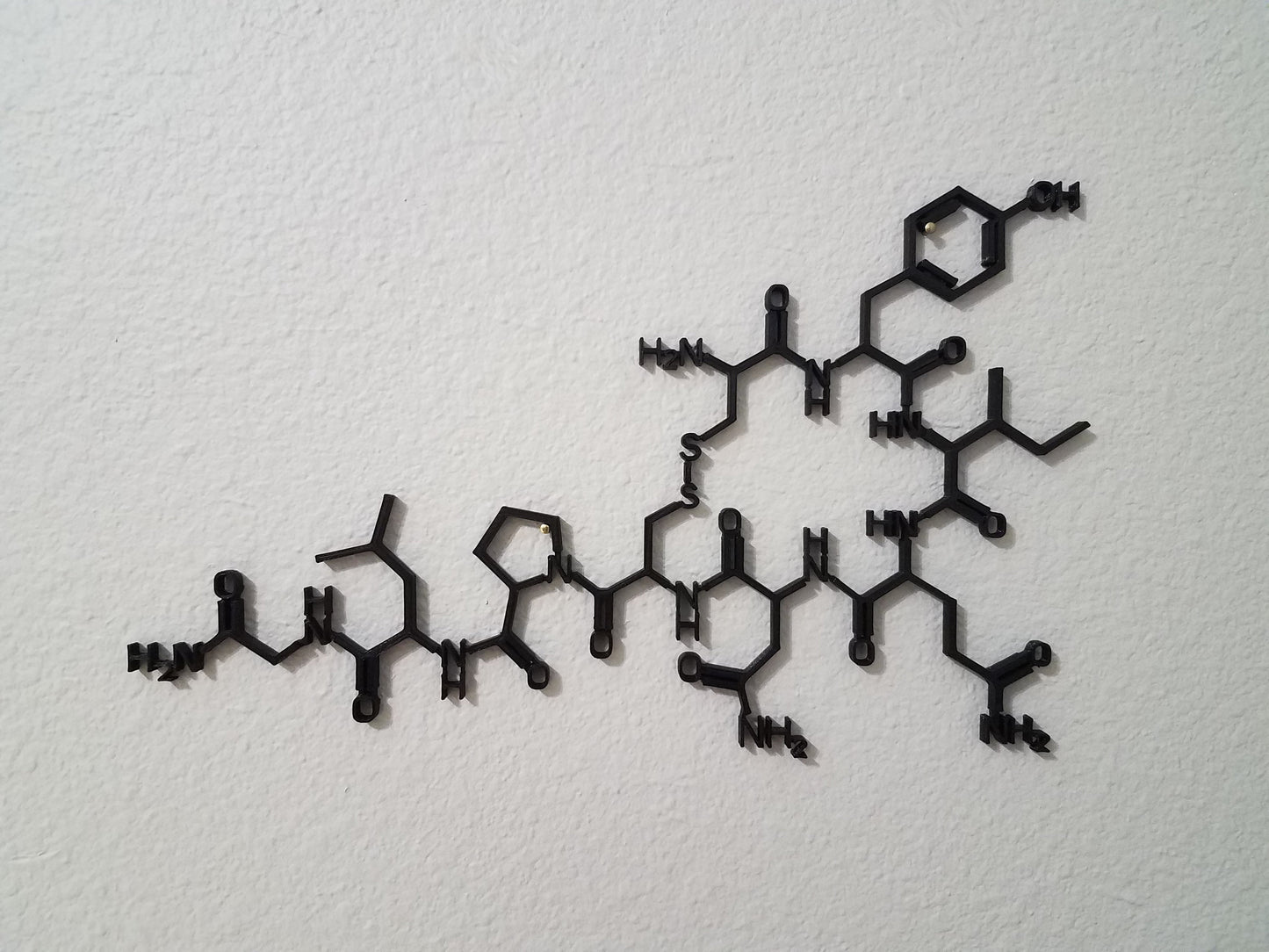 Oxytocin Molecule Wall Art