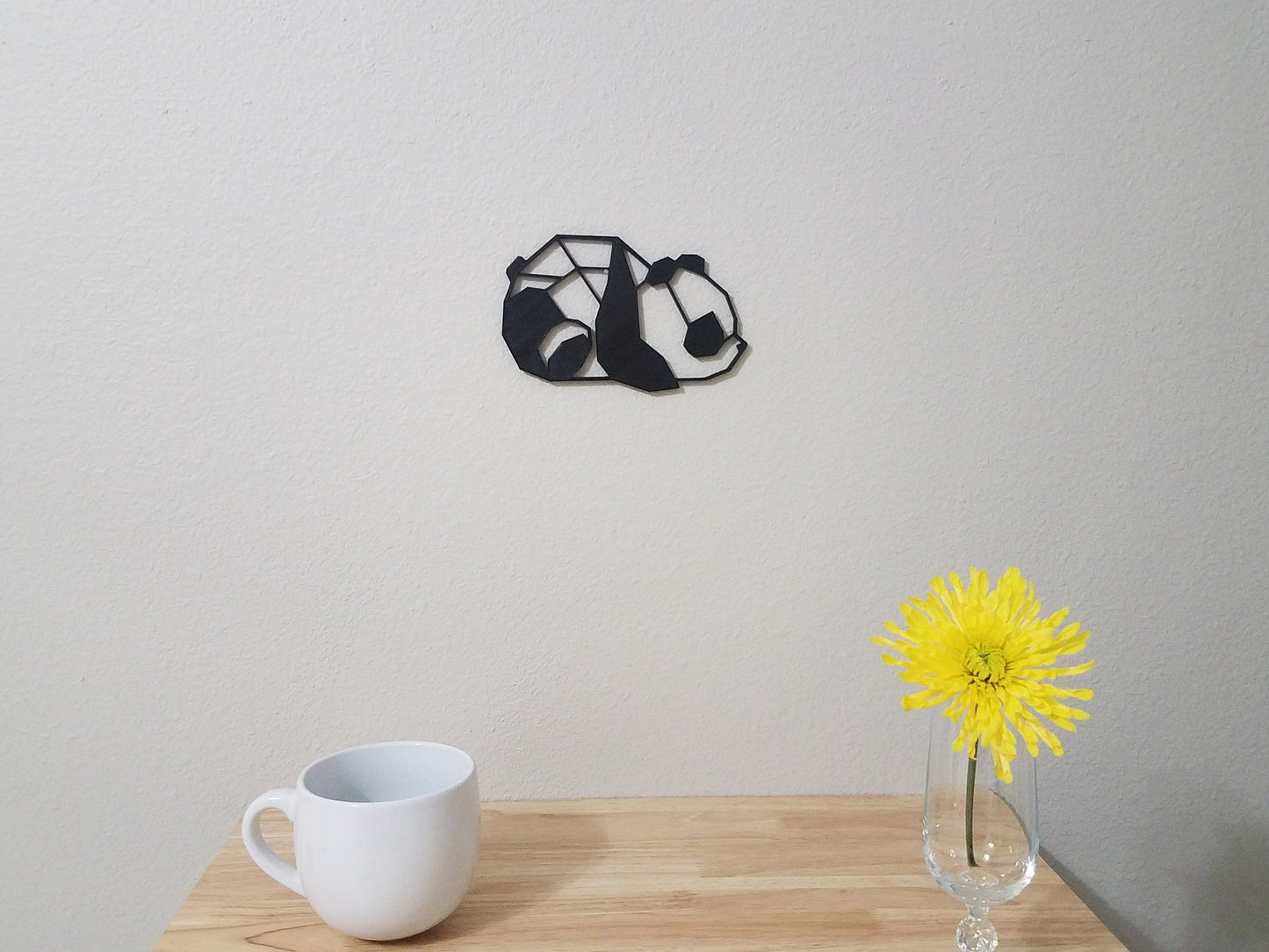 Panda 3D Wall Art