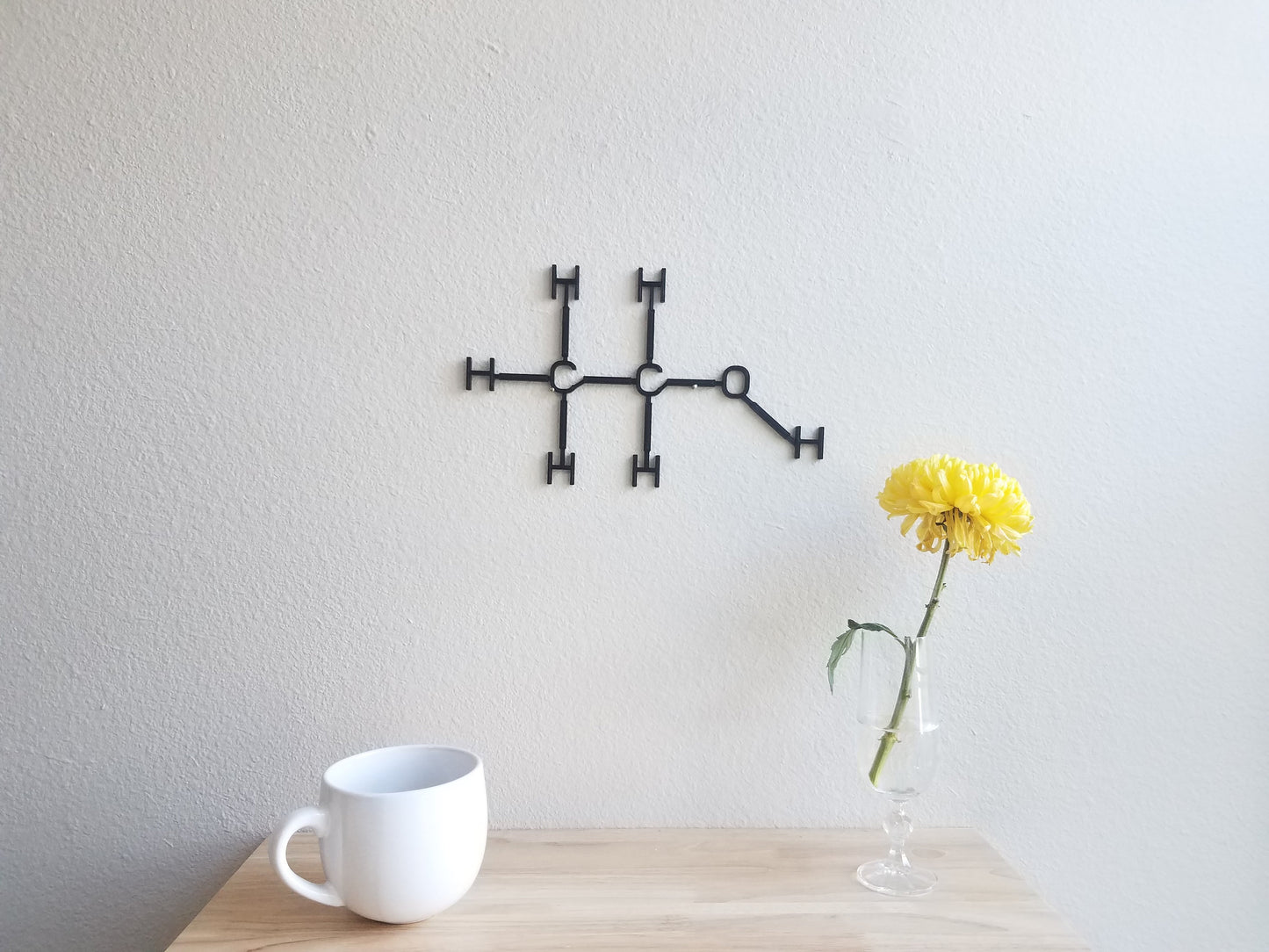 Alcohol Molecule Wall Art