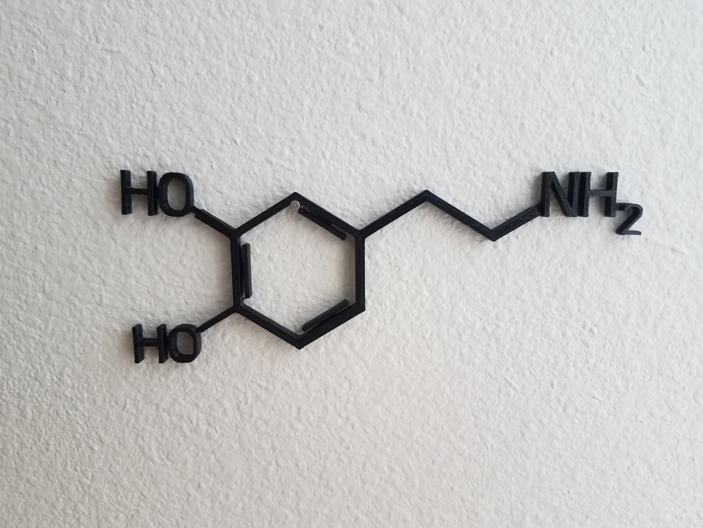 Dopamine Molecule Wall Art