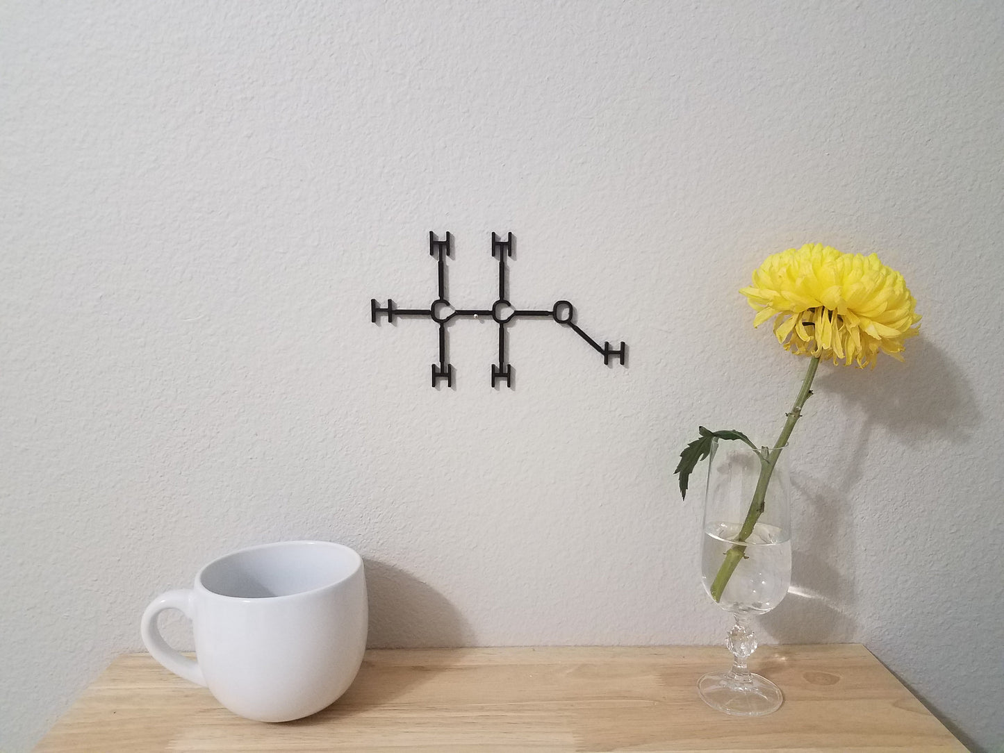 Alcohol Molecule Wall Art