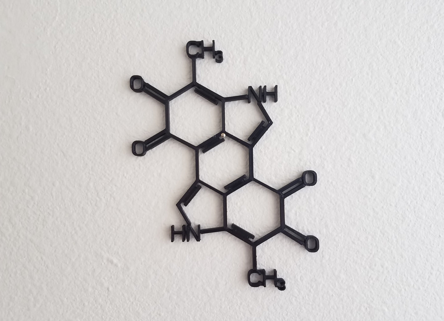 Melanin Molecule Wall Art