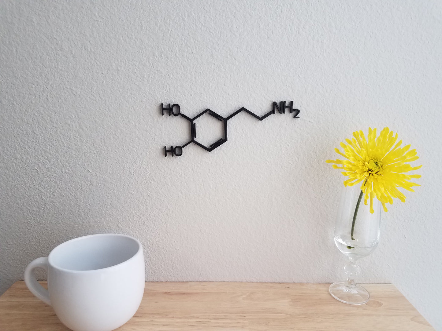 Dopamine Molecule Wall Art