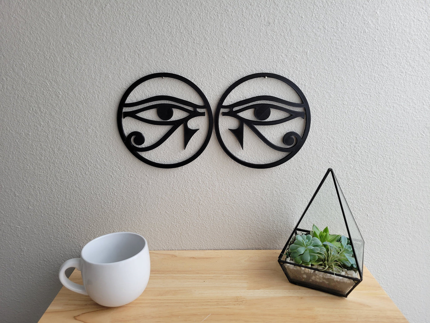 Eye of Ra and Eye of Horus Wall Art