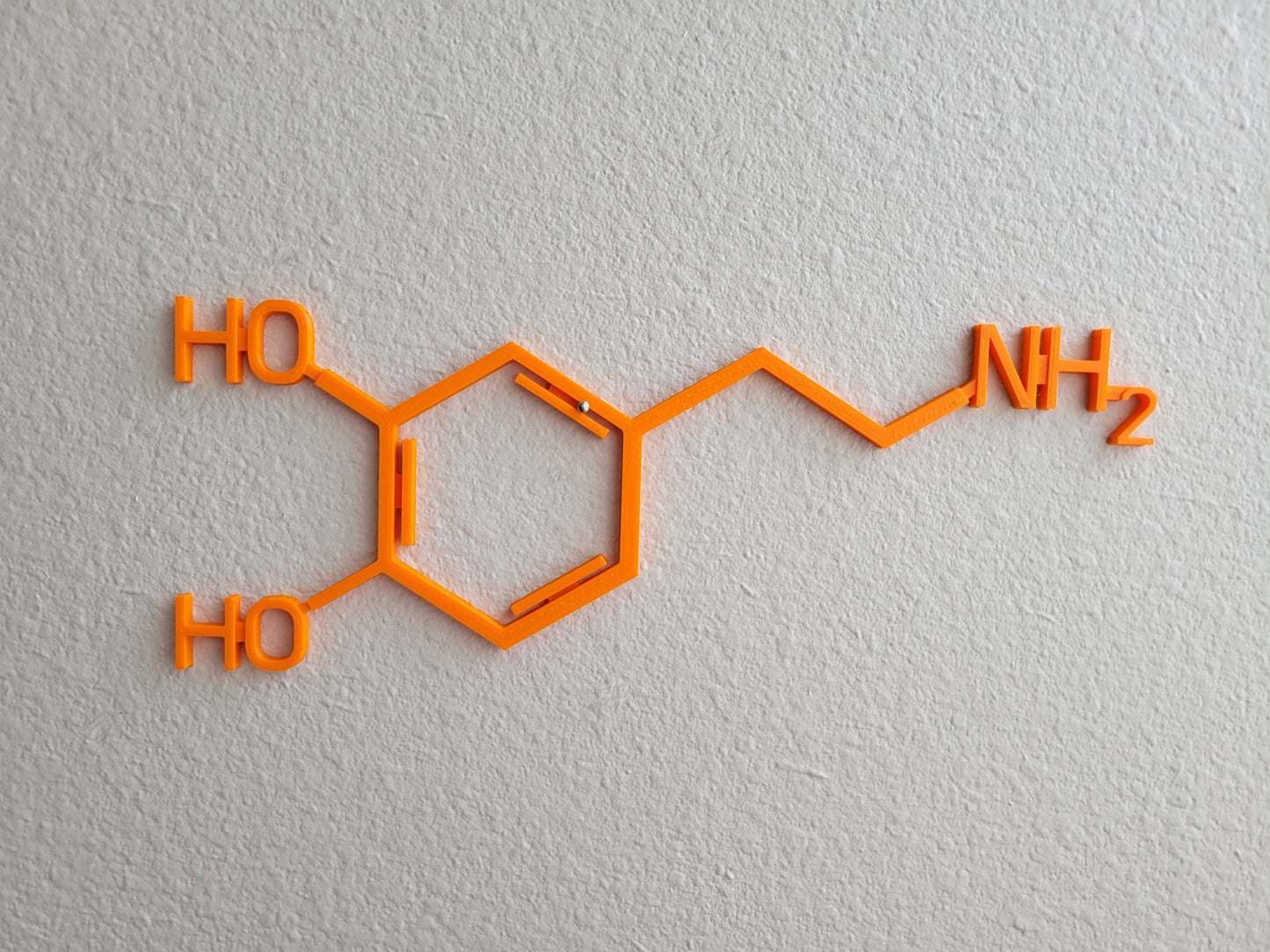 Dopamine Molecule Wall Art
