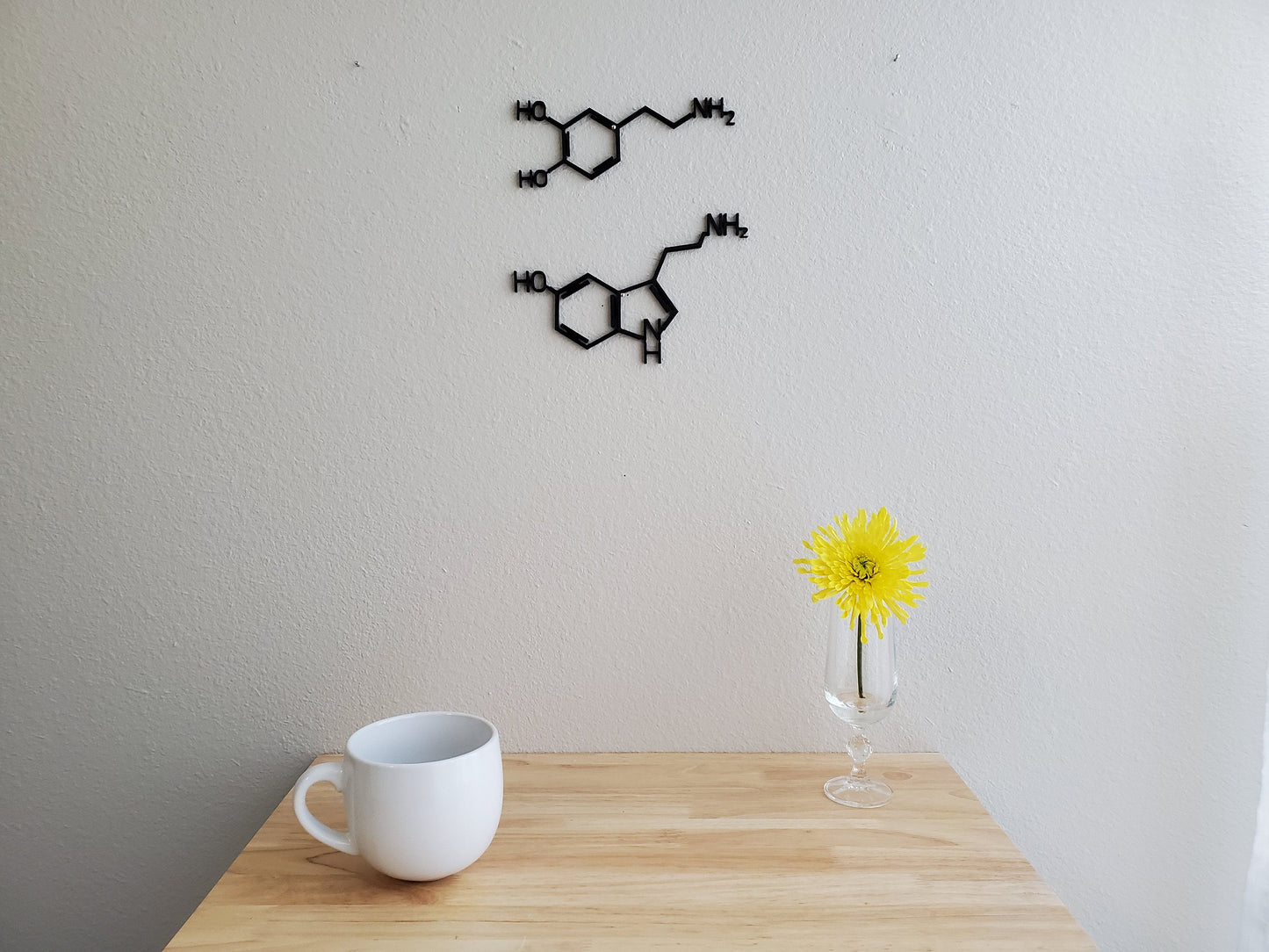 Dopamine Molecule Wall Art