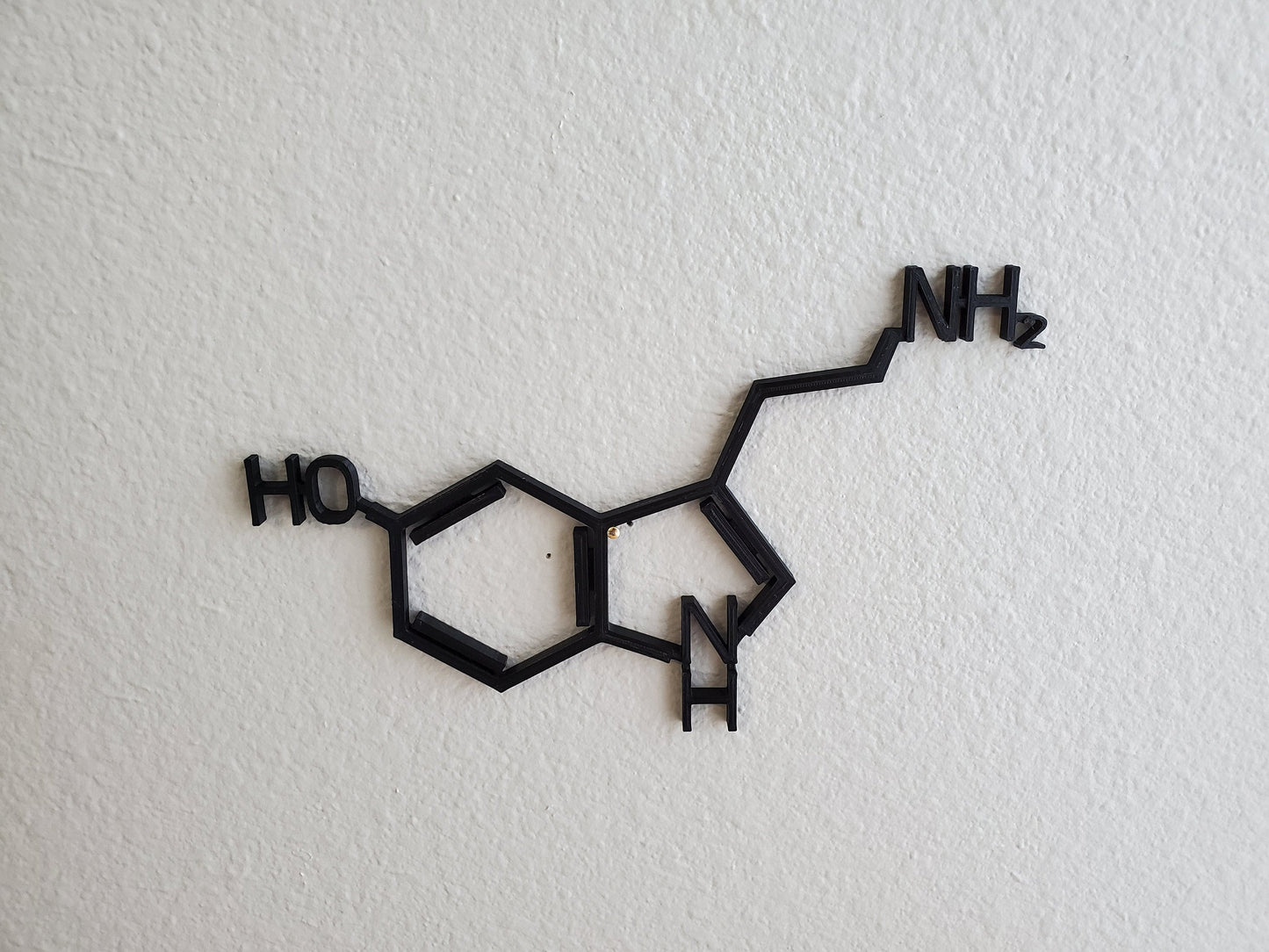 Serotonin Molecule Wall Art