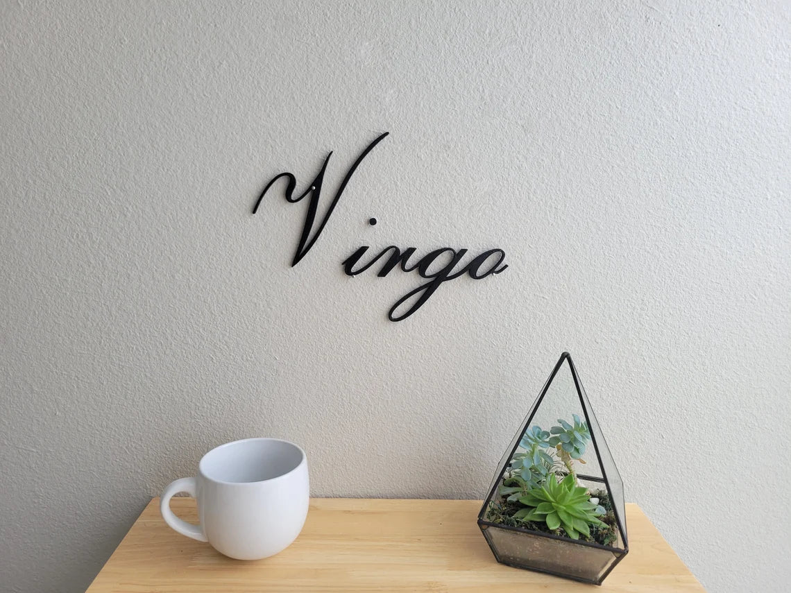Virgo Phrase Wall Art