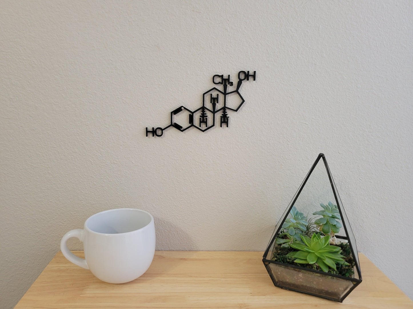 Estrogen Molecule Wall Art
