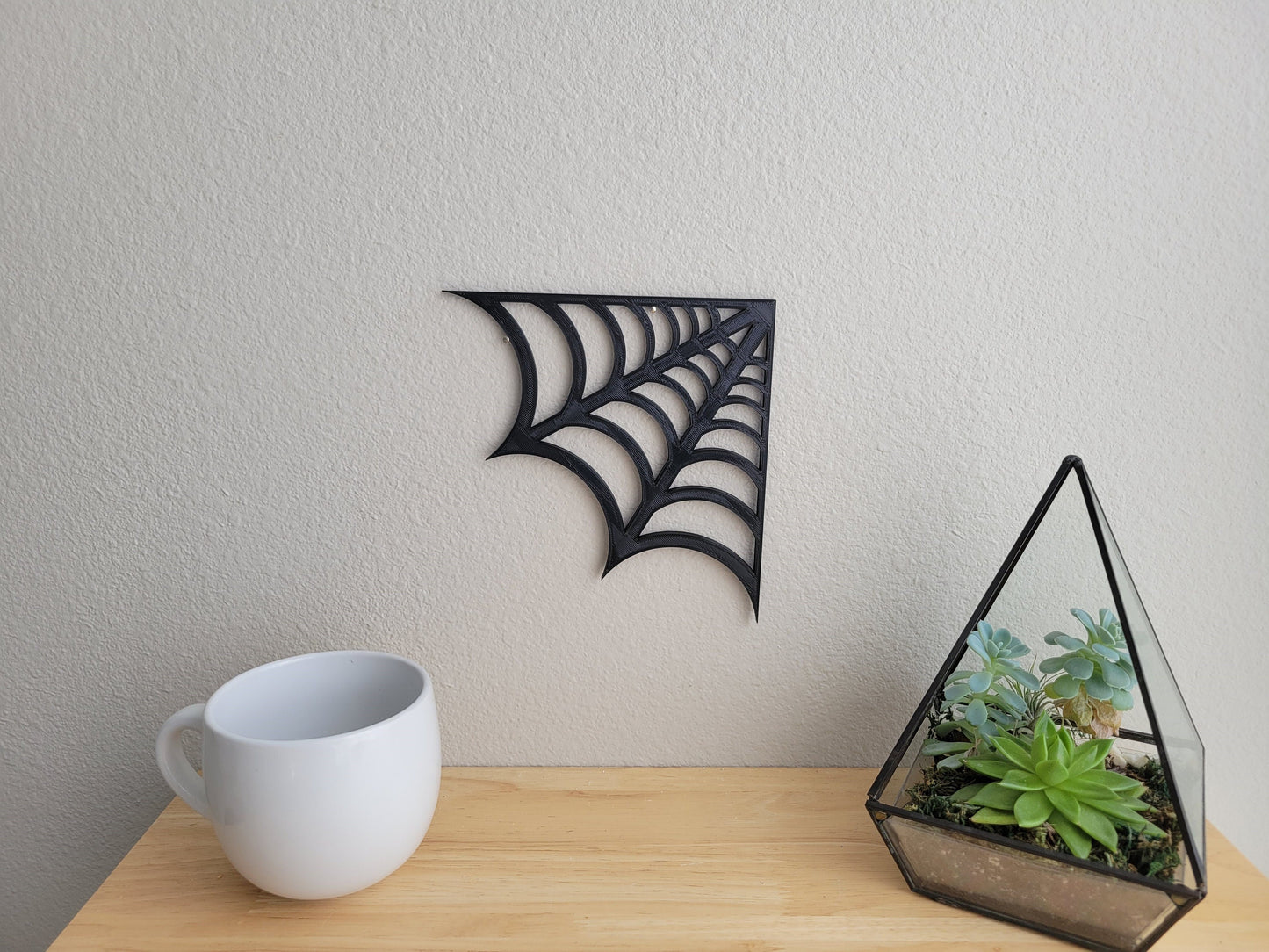 Corner Spider Web Wall Art