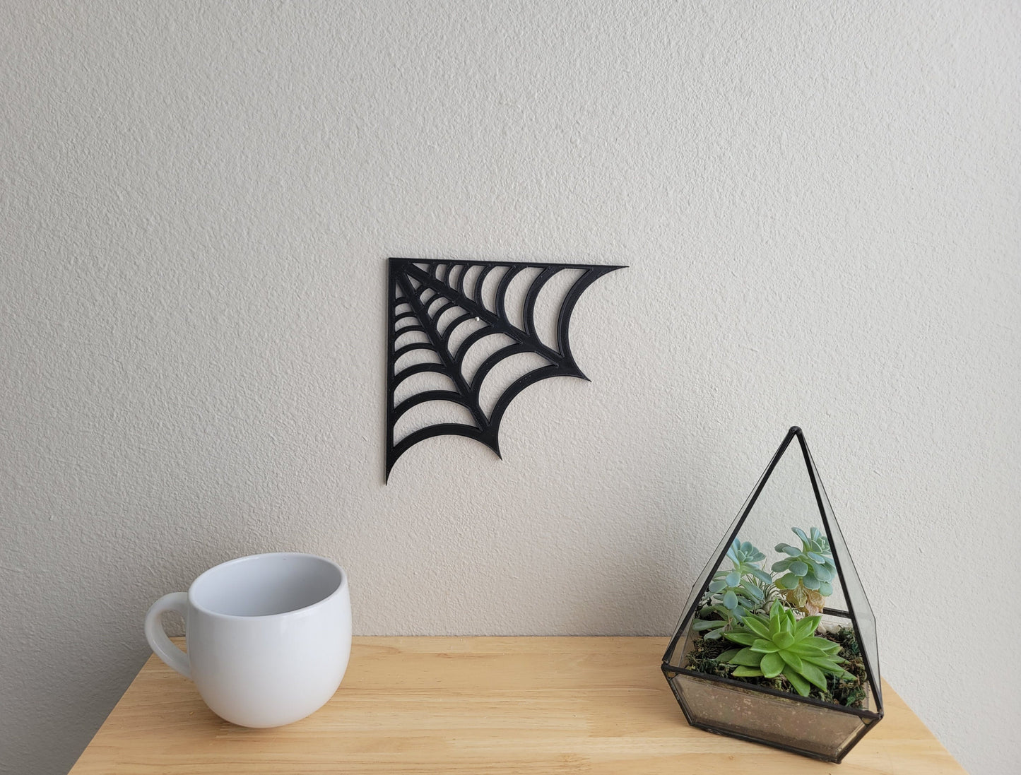 Corner Spider Web Wall Art