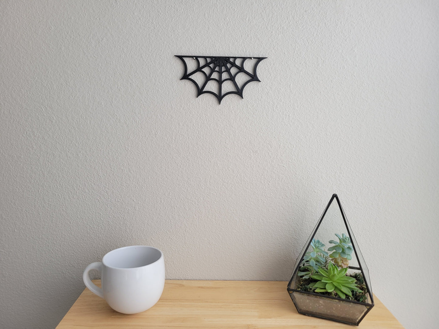 Flat Spider Web Wall Art
