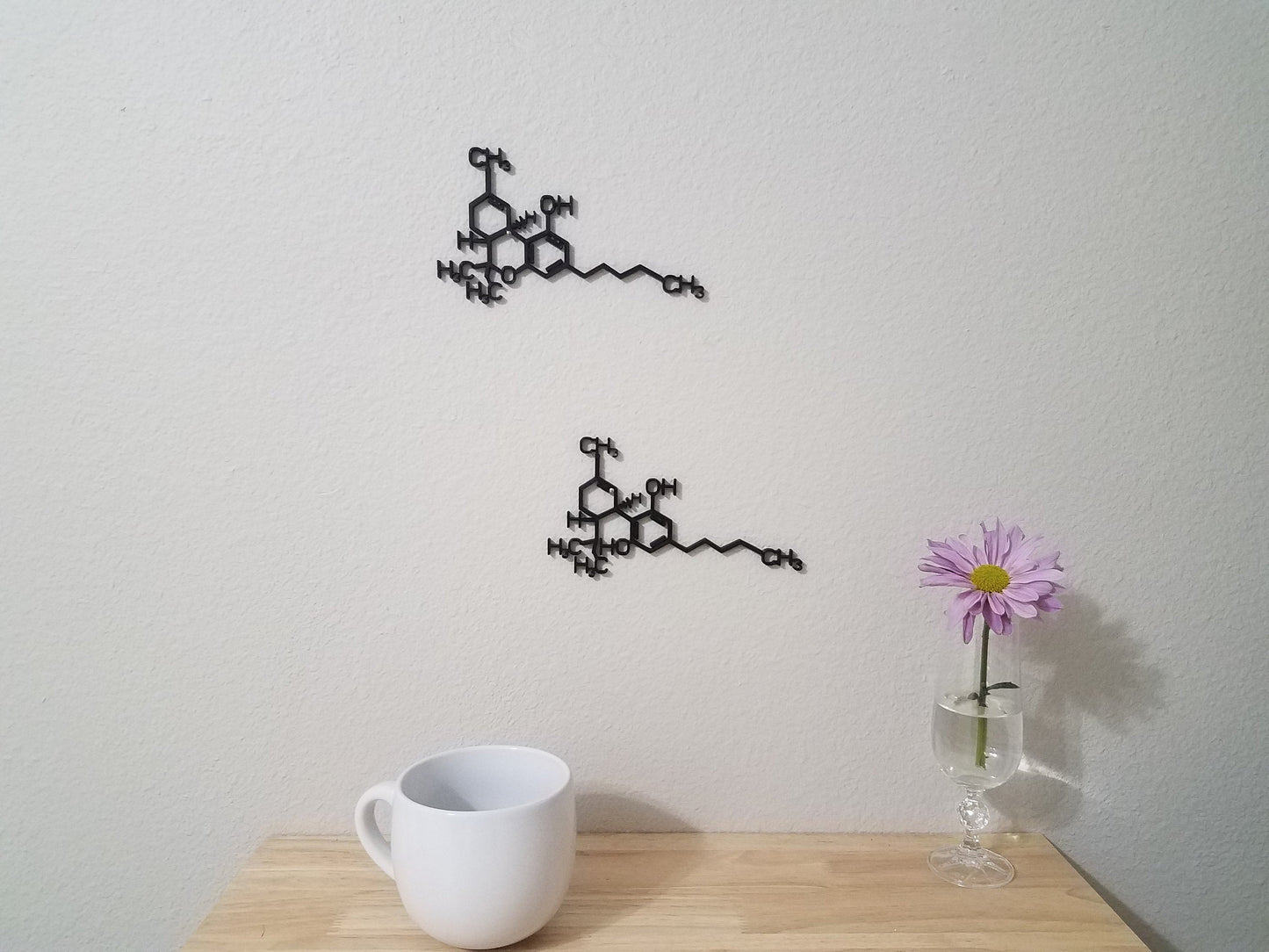 CBD Molecule Wall Art