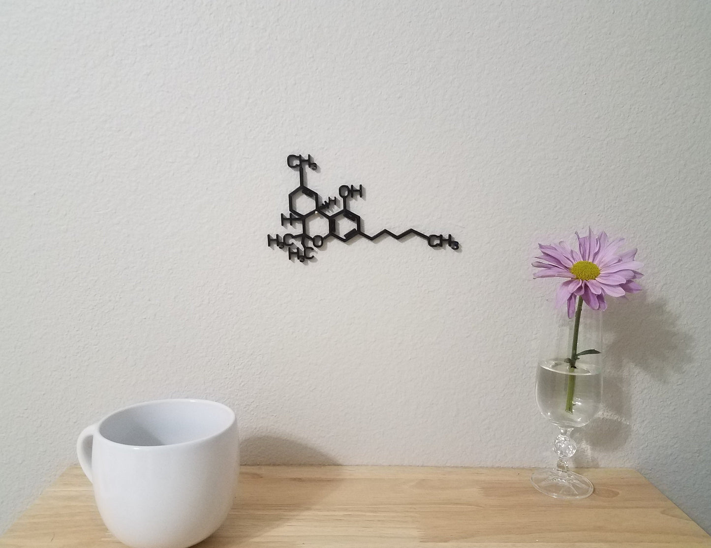 THC Molecule Wall Art