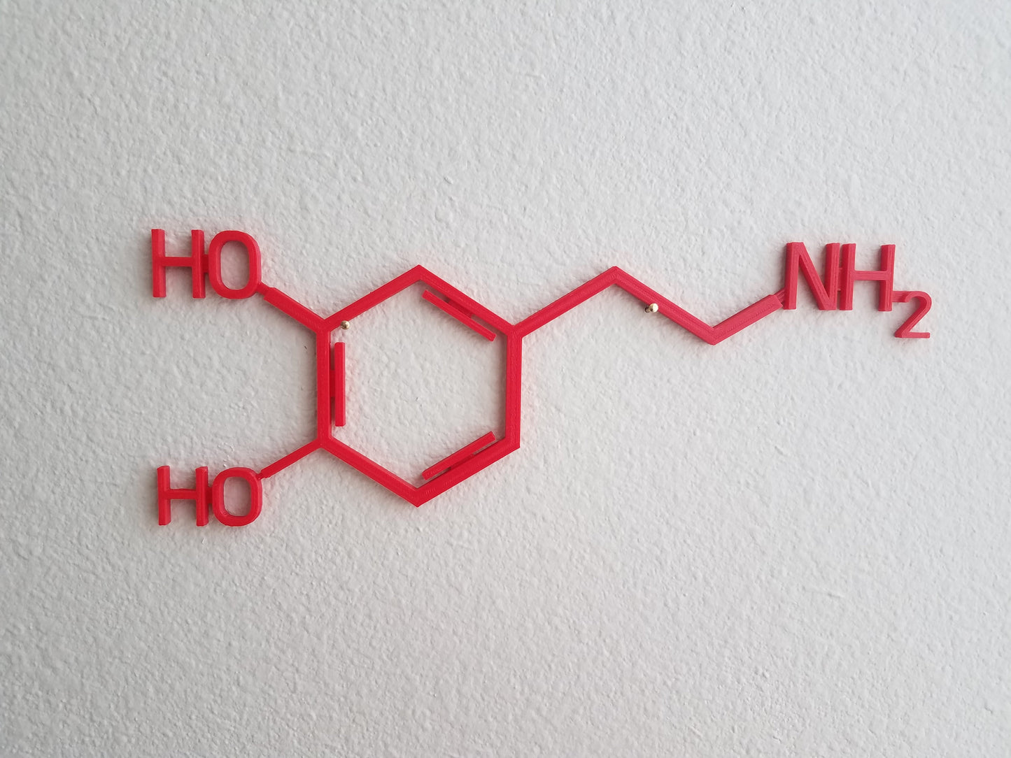 Dopamine Molecule Wall Art