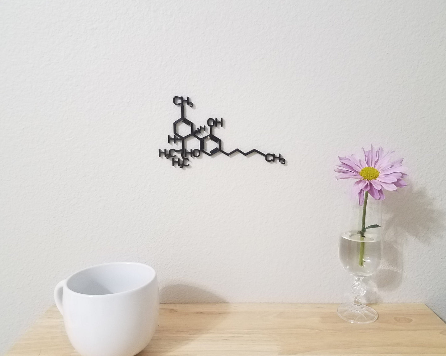 CBD Molecule Wall Art
