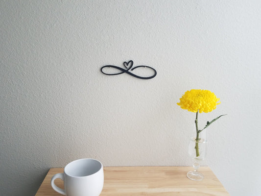 Infinity Heart Sign Wall Art