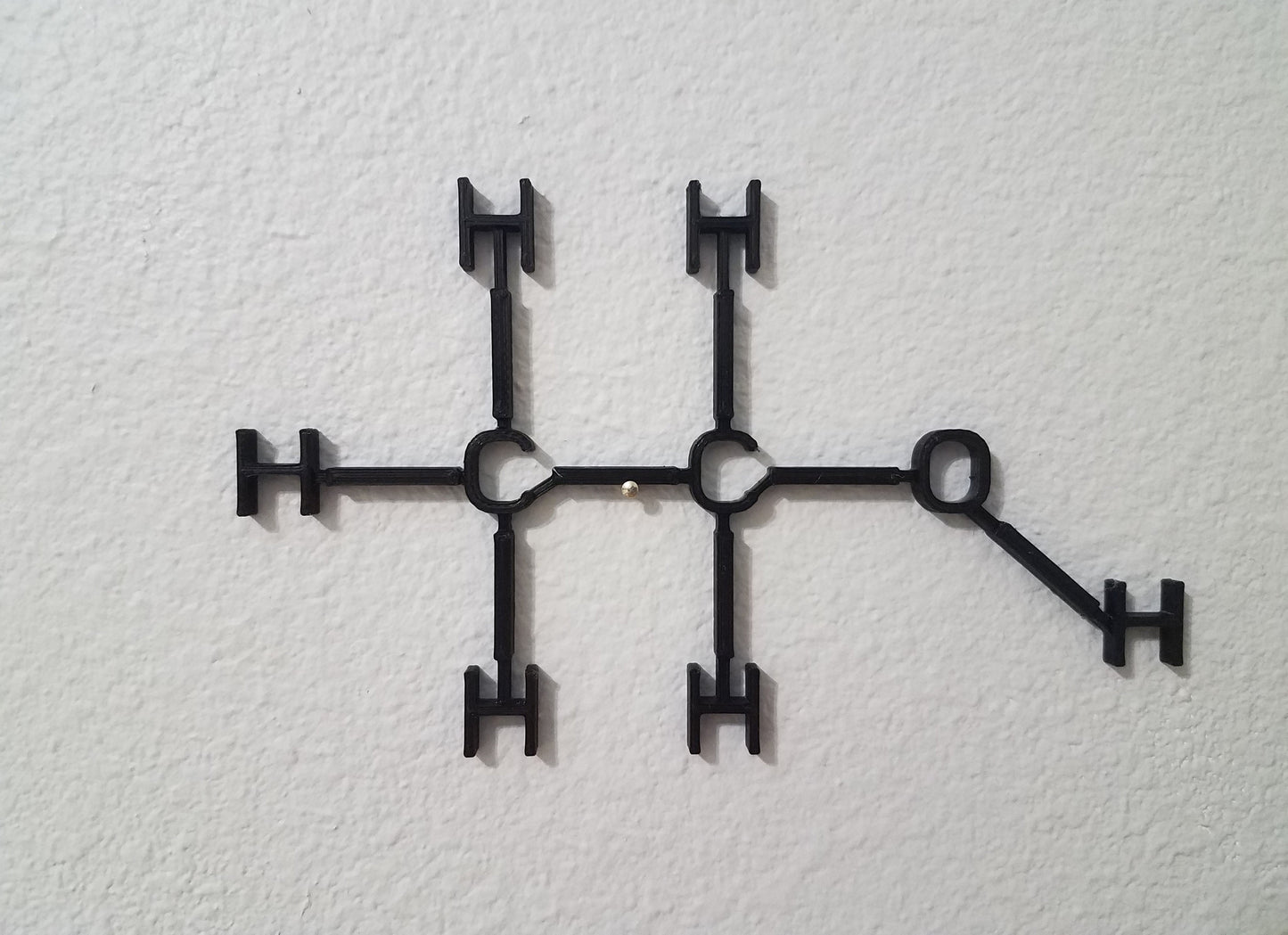 Alcohol Molecule Wall Art
