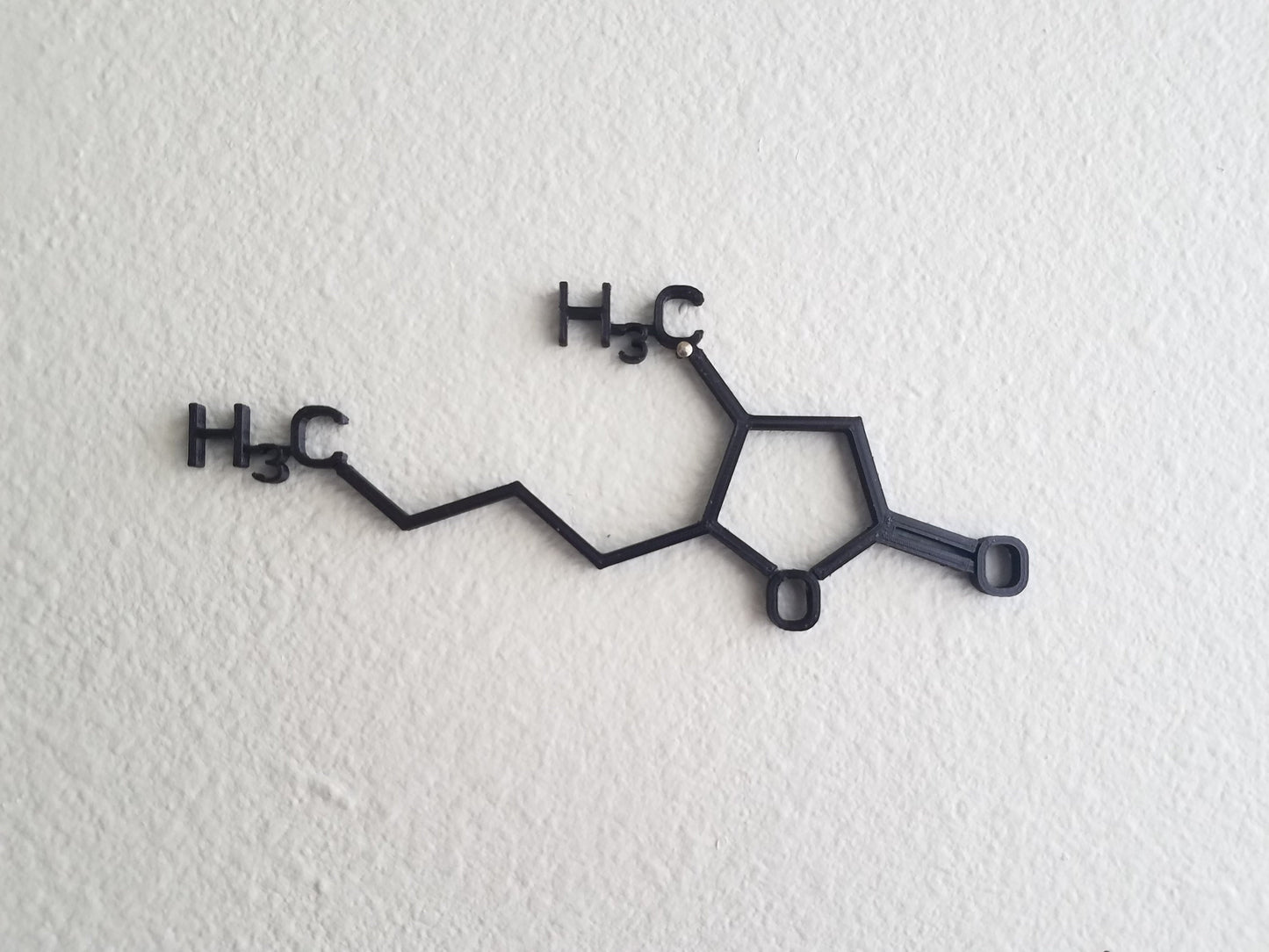 Whiskey Molecule Wall Art