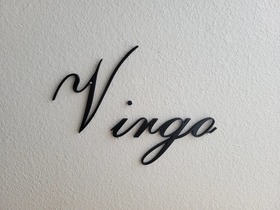 Virgo Phrase Wall Art