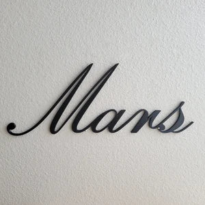Mars Phrase Wall Art