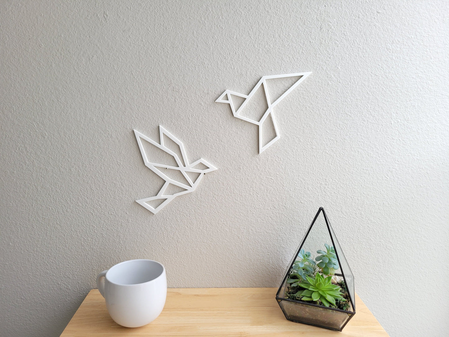 Origami Doves Wall Art Set