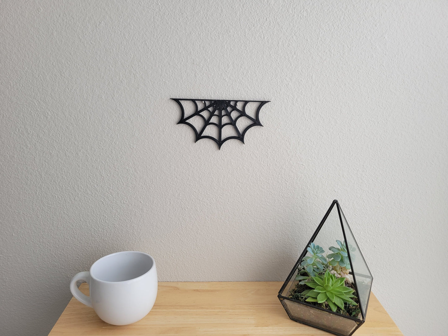 Flat Spider Web Wall Art