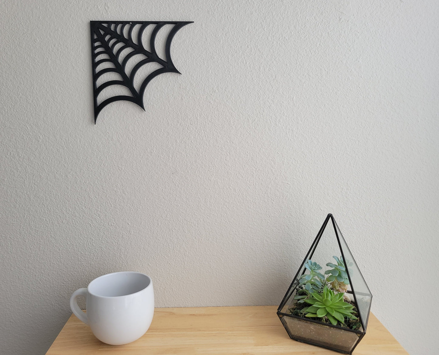 Corner Spider Web Wall Art